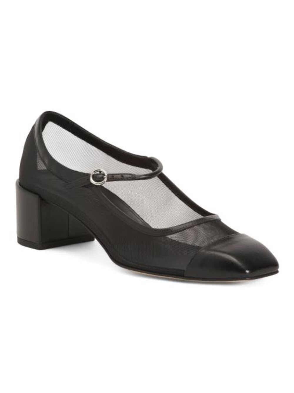 AEYDE Made In Italy Aline Cap Mesh Pumps